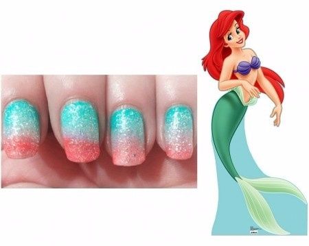 manicura novia disney