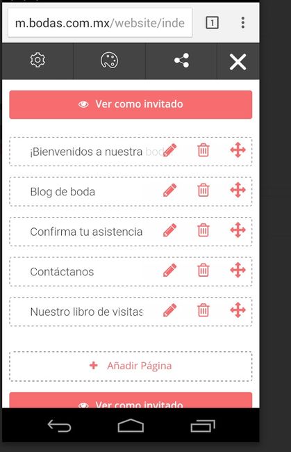 web de boda