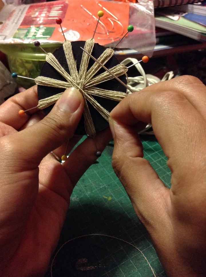 Cuando vean que est lo suficiente tupida, pueden terminar, o donde ustedes lo vean adecuado