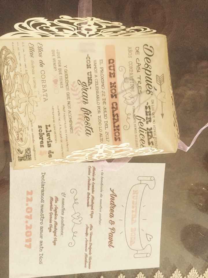 Invitaciones listas!!! - 2