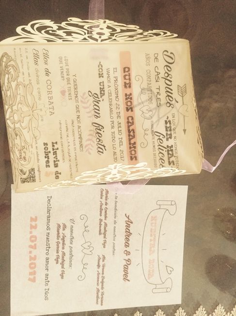Invitaciones listas!!! - 2