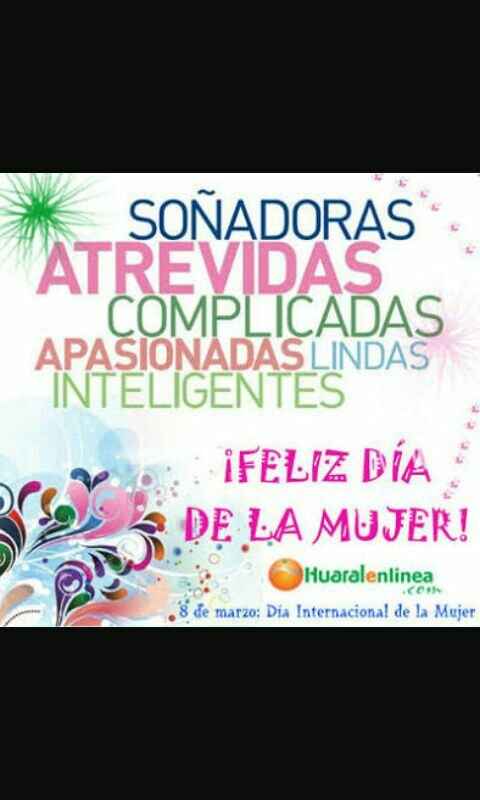 Feliz día de la mujer!! - 1