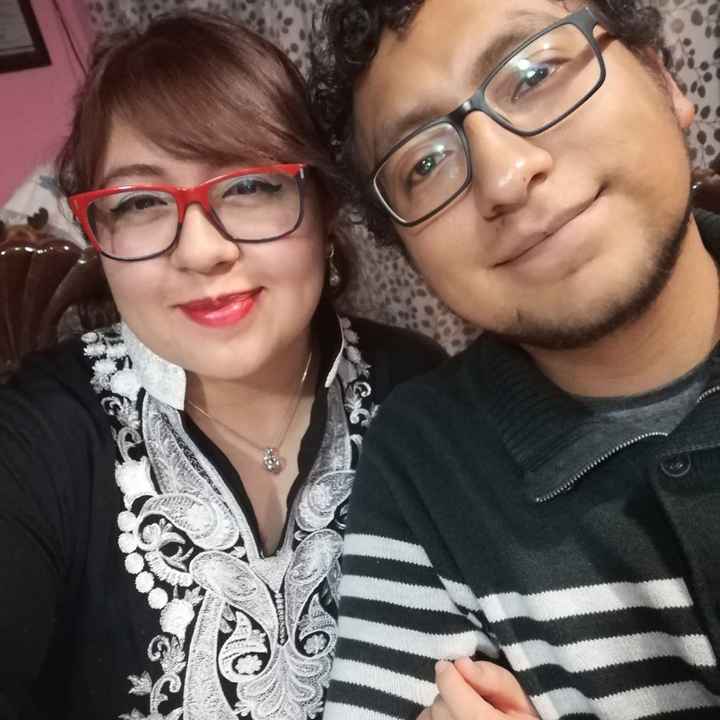 Sagitario 🙋‍♀️ + acuario 🙋‍♂️, primera foto 2021 ♥️ - 1