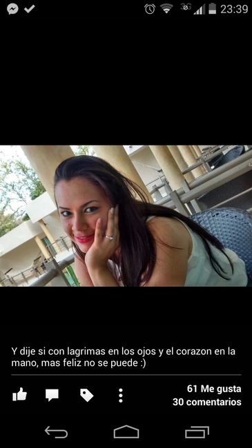 Usaste foto para anunciar el compromiso?? - 1