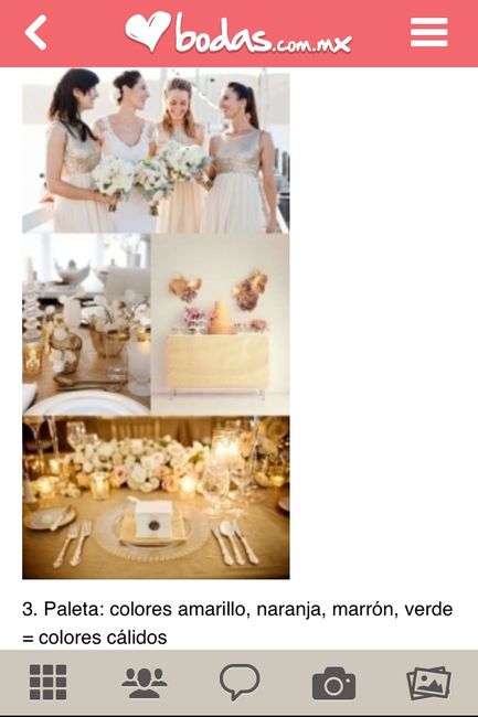 Combinaciones para una boda en dorado - 1