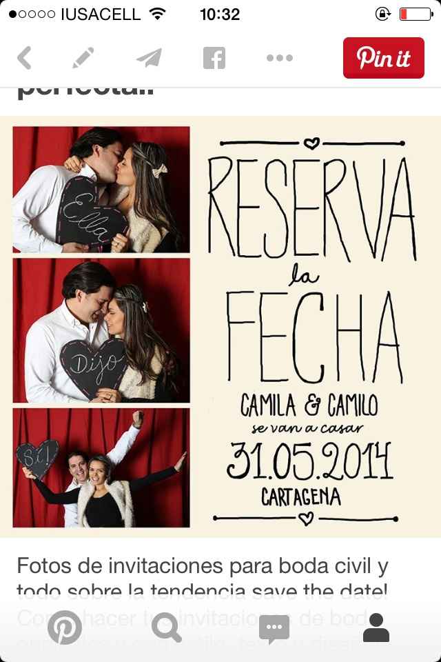 Habemus fecha oficial.... mi save the date y monograma :) - 1