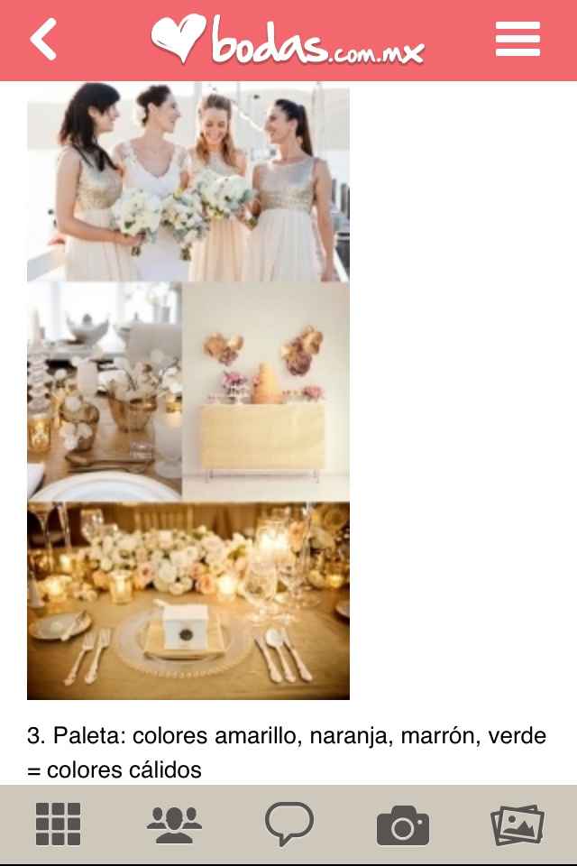 Combinaciones para una boda en dorado - 1