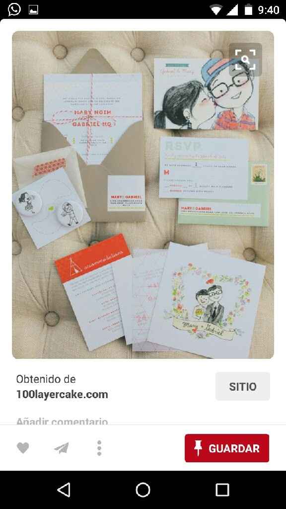 Invitaciones originales - 1