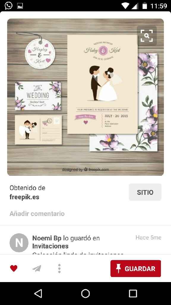 Invitaciones originales - 2
