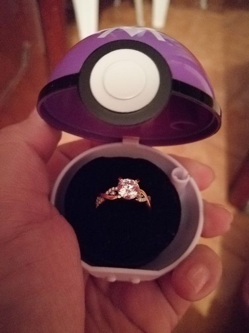 Anillo de compromiso 💍 al estilo pockemon 1