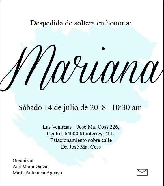 Invitación de la Despedida !!!! - 1
