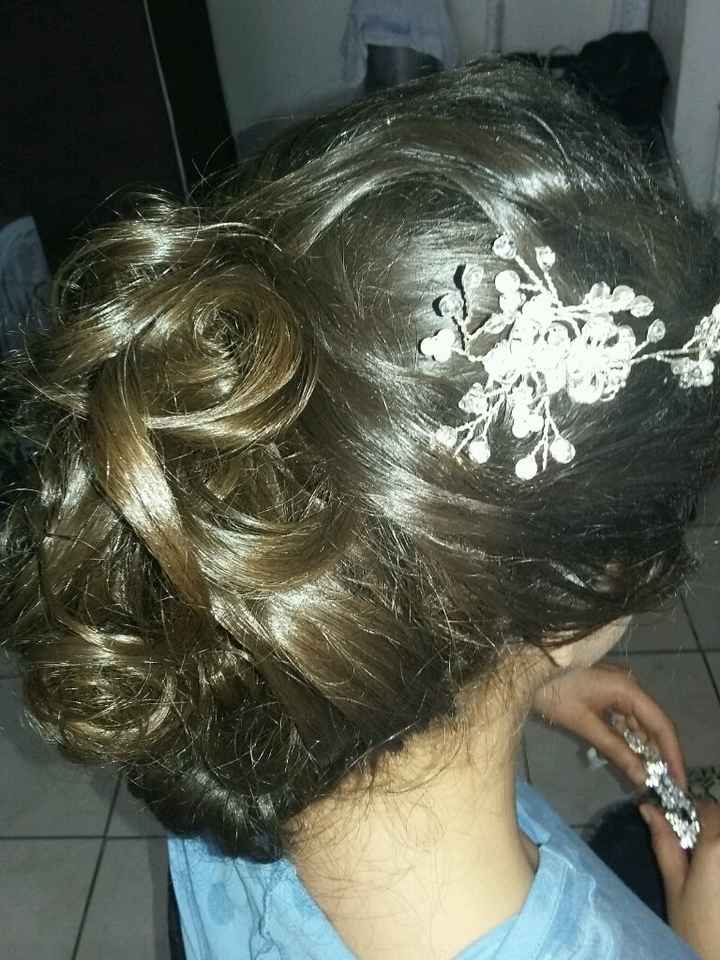 Mi prueba de peinado y maquillaje - 2