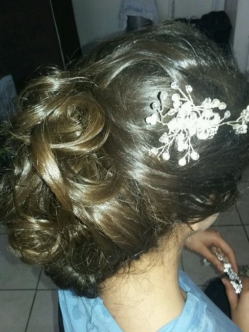 Mi prueba de peinado y maquillaje - 2