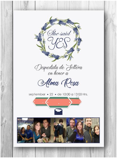 Invitación despedida de soltera :) - 1