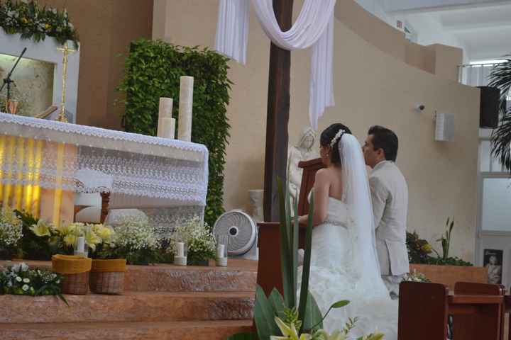 En el altar