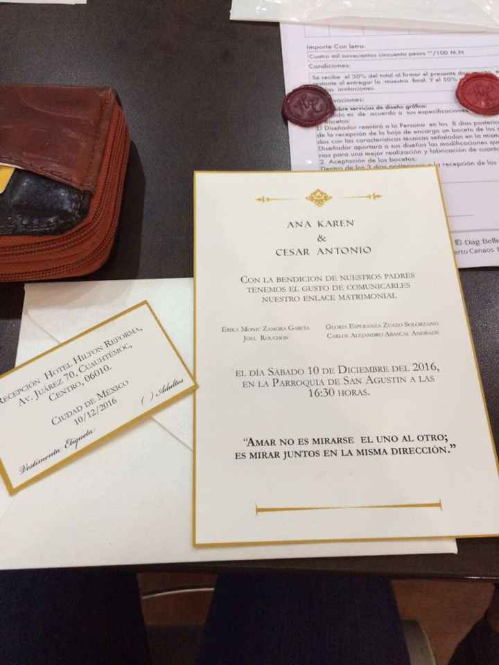 Ya llegaron las invitaciones !!!!! - 1