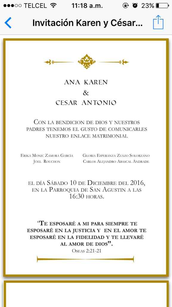 Ya llegaron las invitaciones !!!!! - 2
