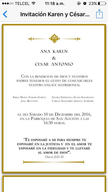 Ya llegaron las invitaciones !!!!! - 4