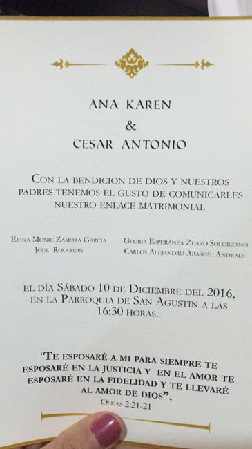 Ya llegaron las invitaciones !!!!! - 1
