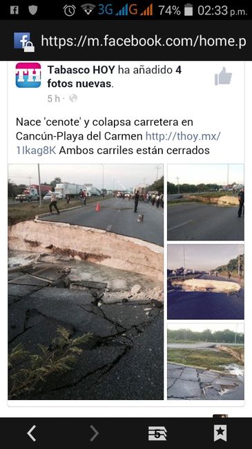 Para las que viajan .cenote en carretera playacar - 1