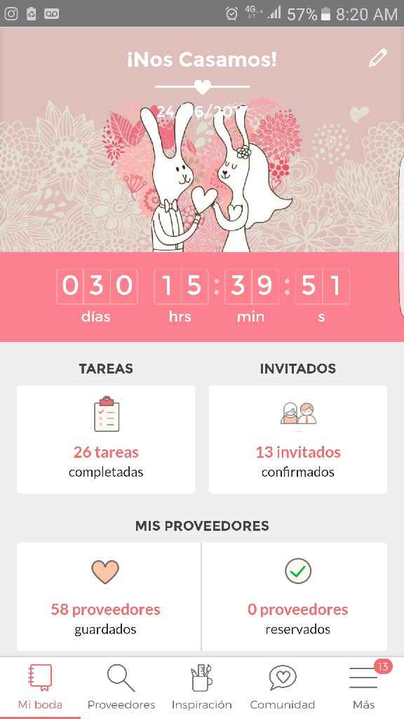 A exactamente un mes - 1