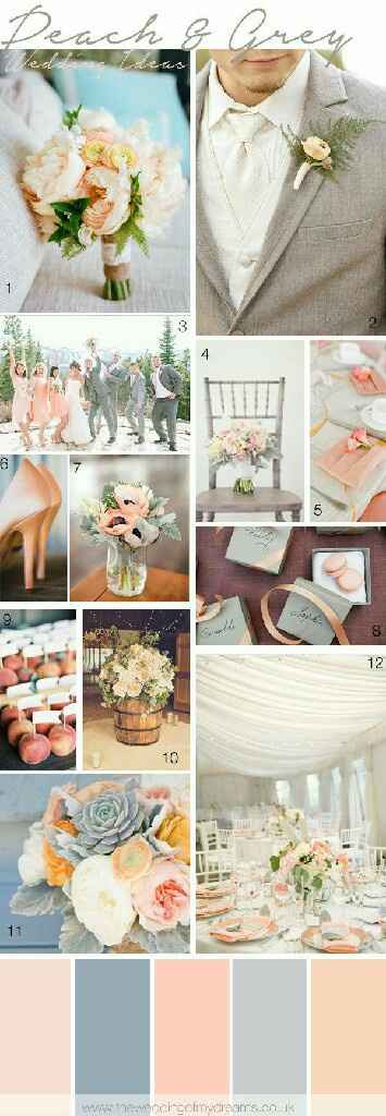 Combinaciones de colores en gris y beige.. - 1