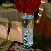 centro de mesa con luz