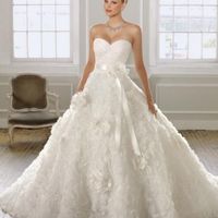 vestido de novia de frente