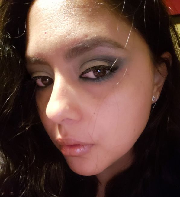 Maquillaje azul 16