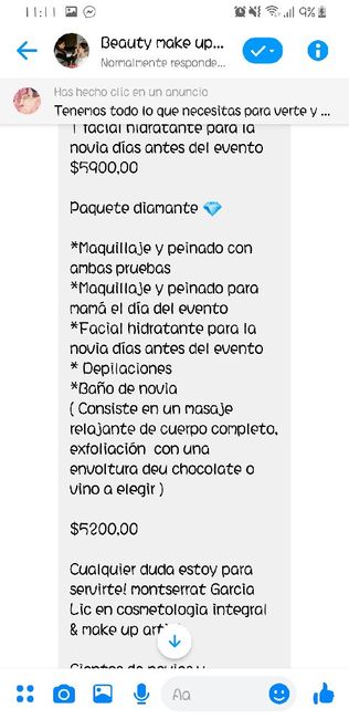 Cuánto presupuesto para maquillaje y peinado? 1
