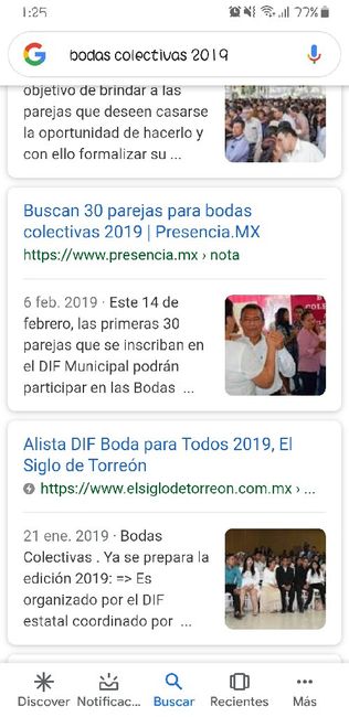 importante Bodas colectivas ¿? 1