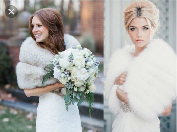 Abrigos para novias invernales 15