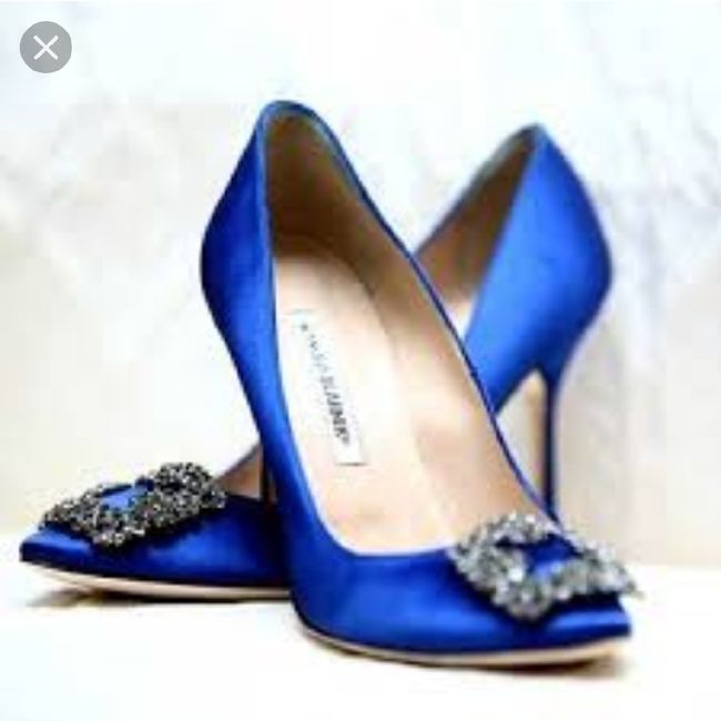 Baby blue en el calzado de la novia 💙 - 4