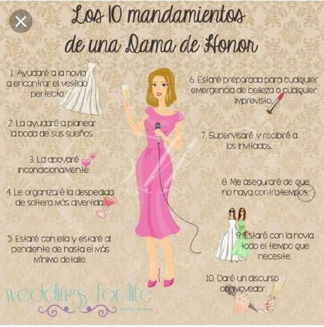 Damas de honor - 1
