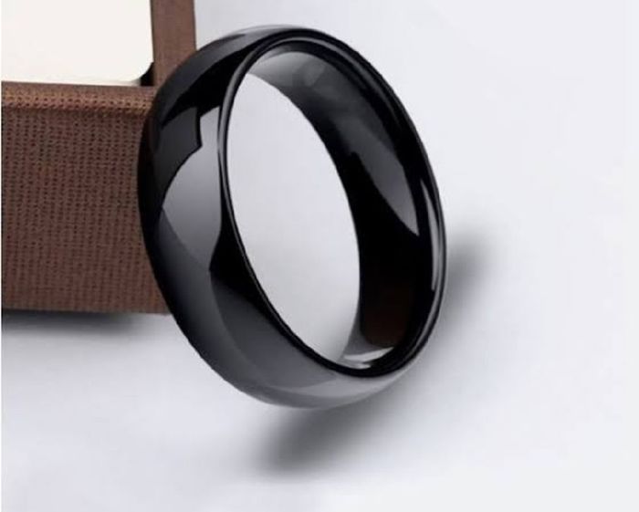 Anillo negro para novio 1