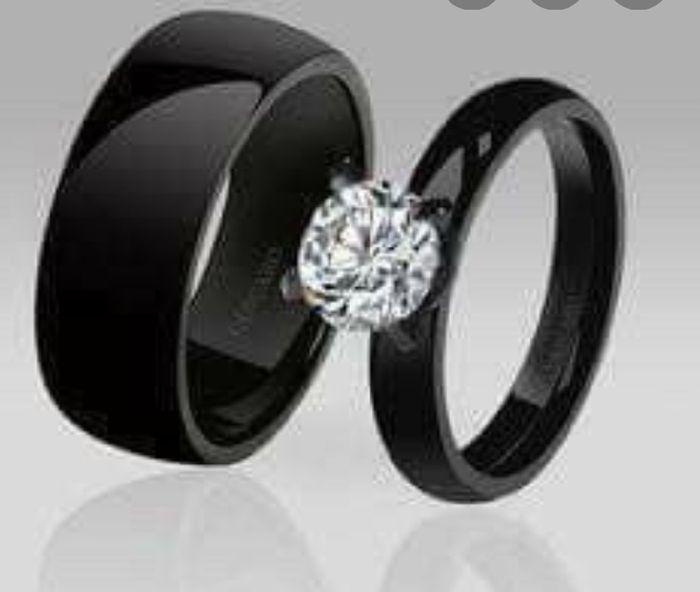Anillo negro para novio 2