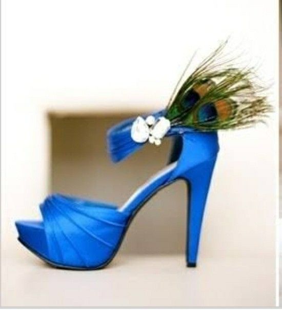 Zapatos de novia en azul 2