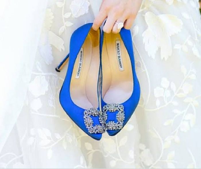 Zapatos de novia en azul 4