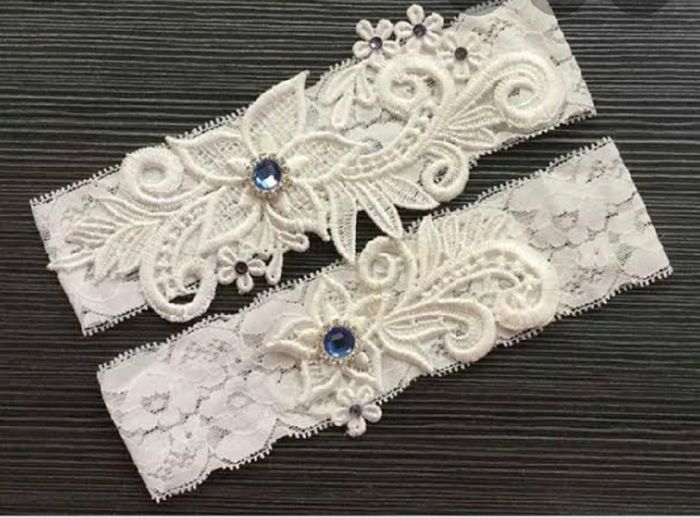 Ligas en azul y con detalles en azul 1