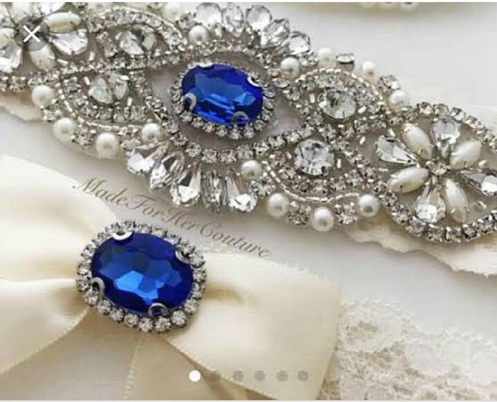 Ligas en azul y con detalles en azul 2