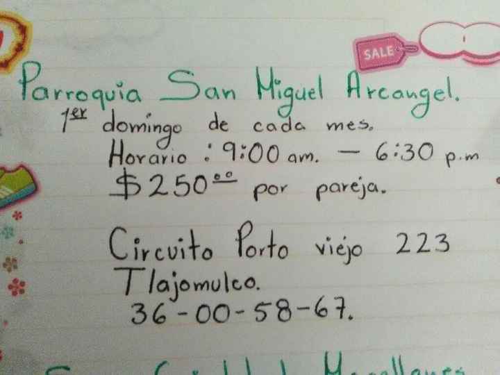 Pláticas prematrimoniales en un sólo domingo - 2