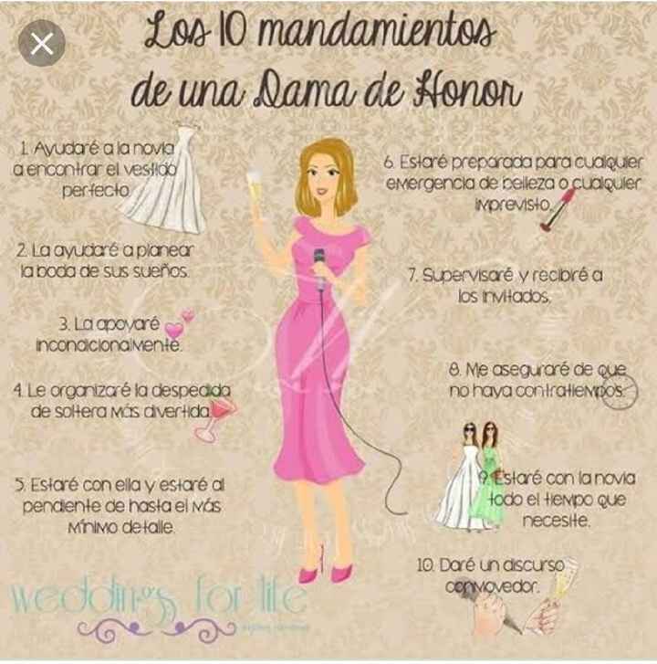 Damas de honor - 1