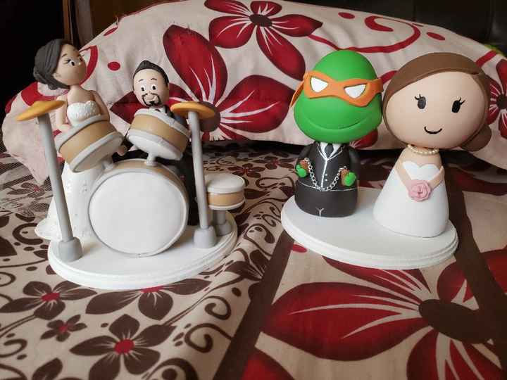 Figuras decoración pastel 👰🏼🤵🎂 - 1