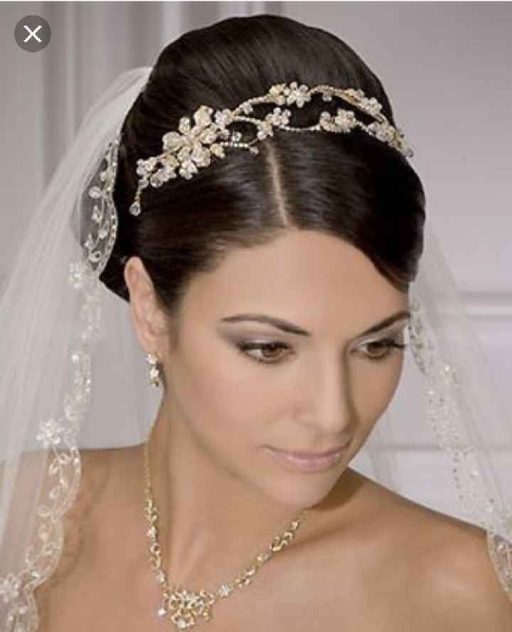 ¿Como debe ser el tocado de la novia en invierno, por la noche? - 3