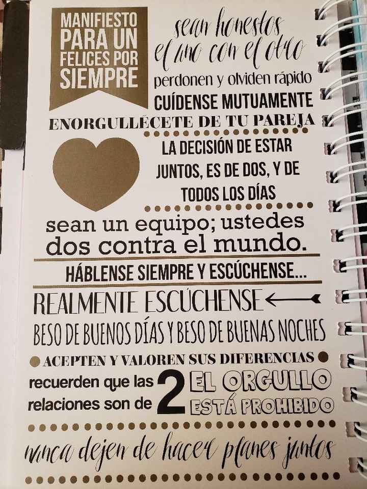 Agenda de boda - 2