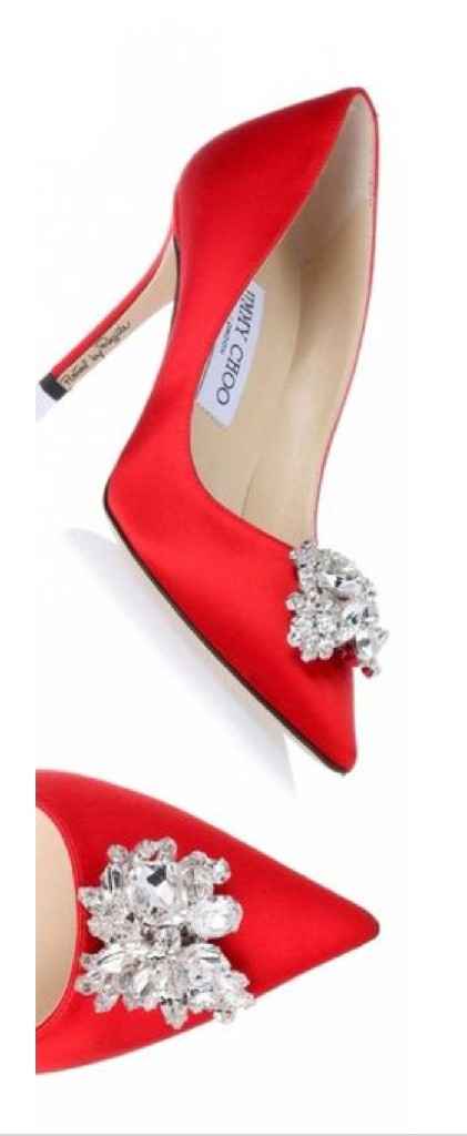 Zapatos rojos para la novia - 1