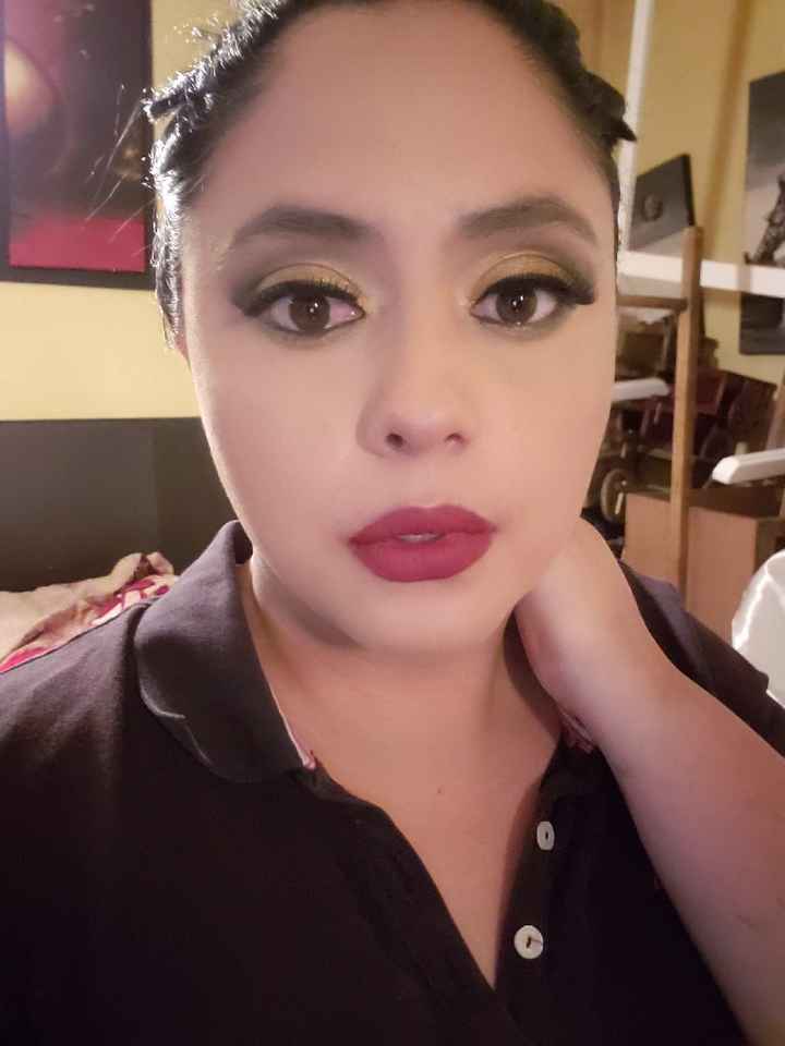 Mi prueba de maquillaje 😭 - 7