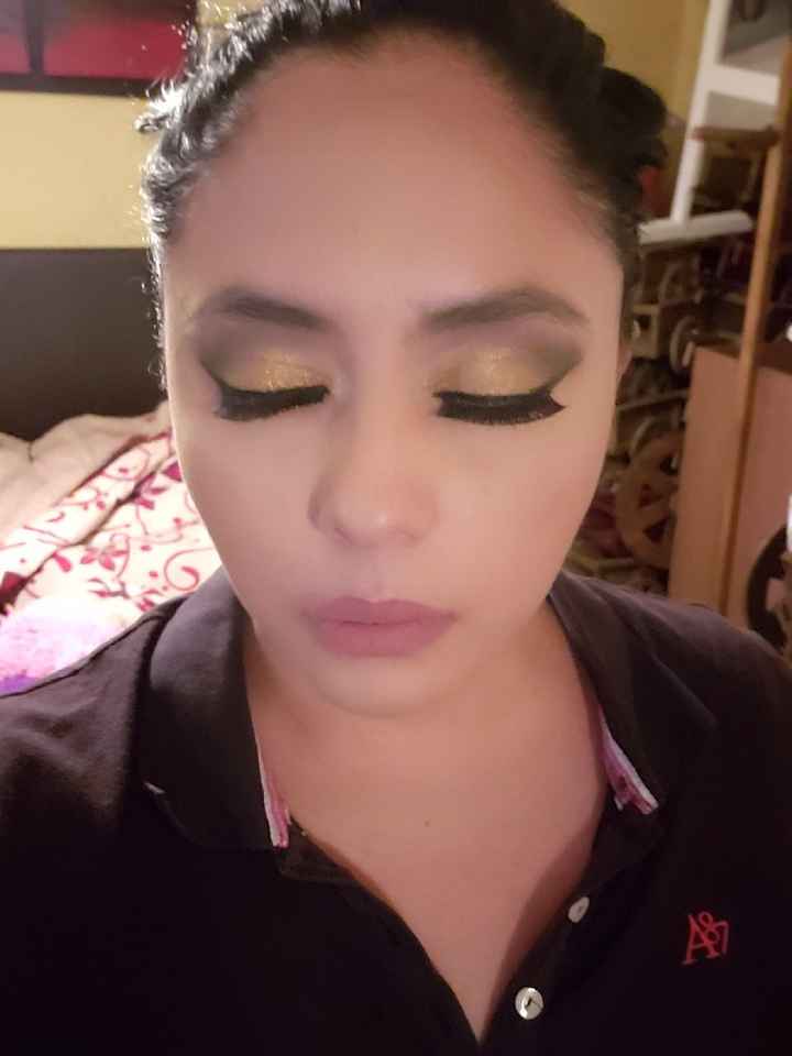 Mi prueba de maquillaje 😭 - 8