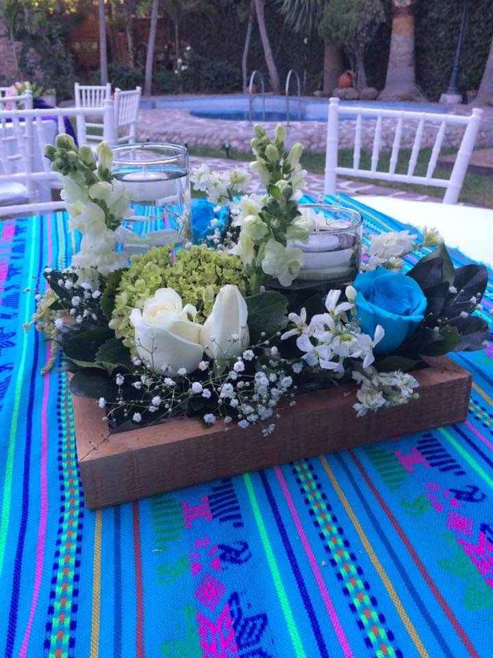 Centros de Mesa 💙 ayuda😧 - 2