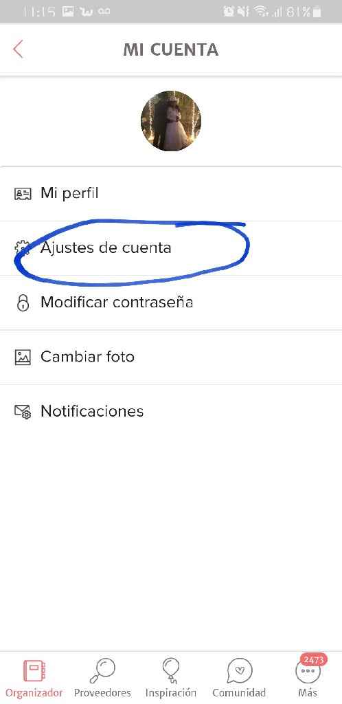 No sé cómo desactivar mi cuenta - 2